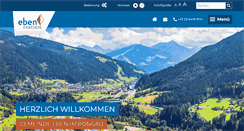 Desktop Screenshot of gemeinde-eben.at